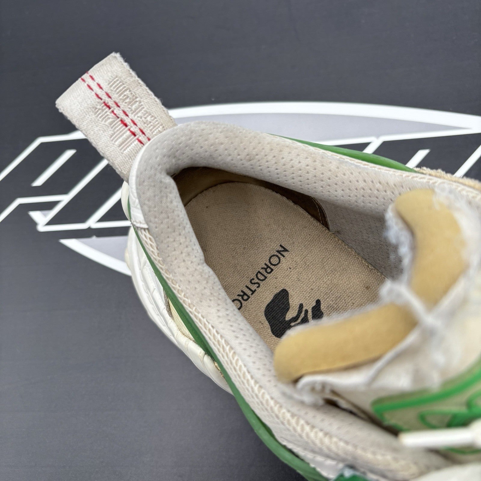 Size 43 (10 US) Off-White Odsy-1000 ' White, Beige, Green ' | GREAT CONDITION!