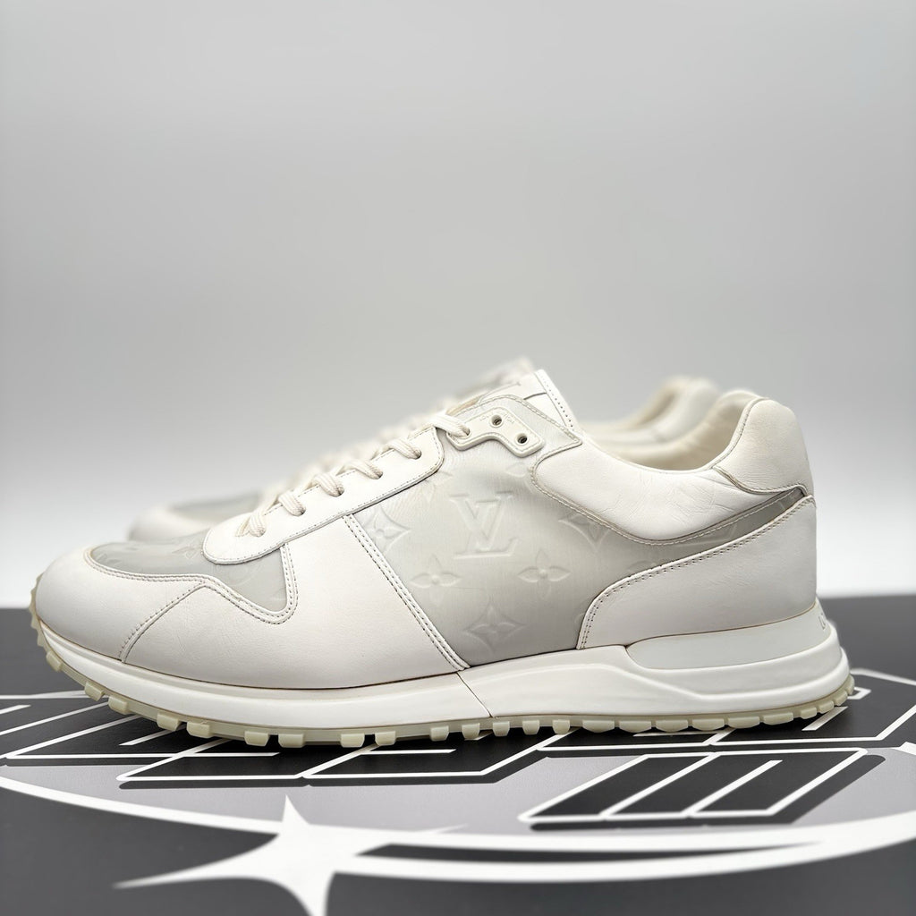 Size 12 LV (13-13.5 US) Louis Vuitton Run Away Sneaker ' White ' | GOOD!
