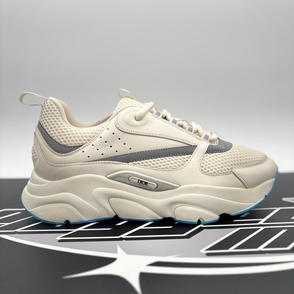 Size 43 (10 US) - Dior B22 Sneaker ' Cream, Light Blue ' | SUPER CLEAN!