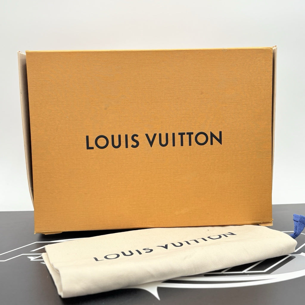 Size 9.5 LV (10.5-11 US) Louis Vuitton Trainer  ' Black Grey ' | SUPER CLEAN!