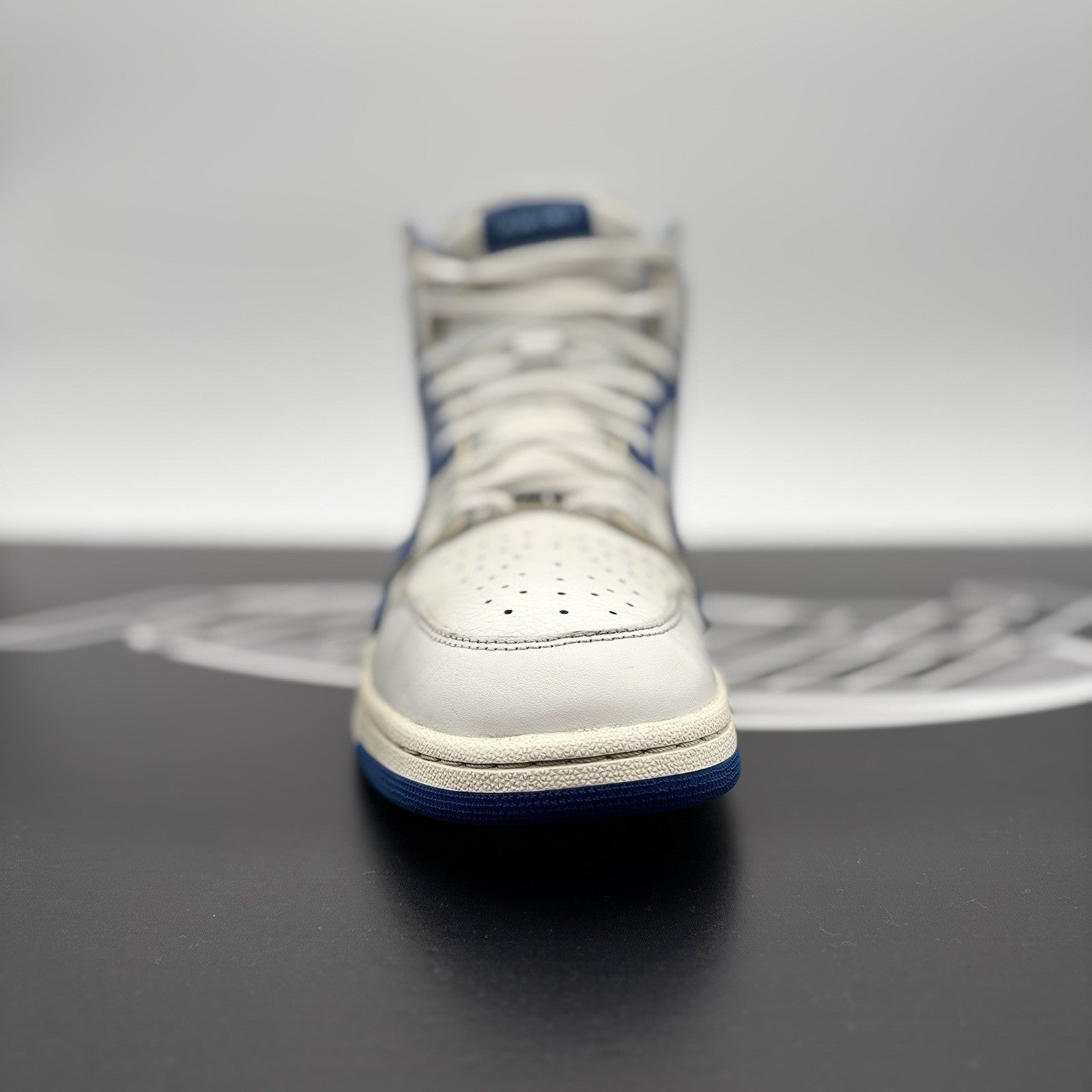 Size 43 (10 US) Amiri Skel High Top ' White Blue ' | GOOD CONDITION!