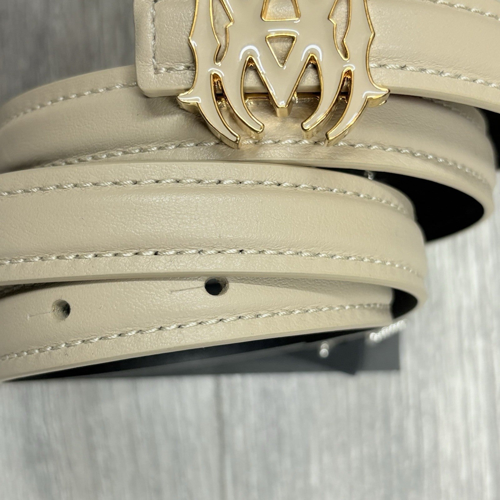 Amiri Nappa Belt ' Alabaster ' | BRAND NEW!