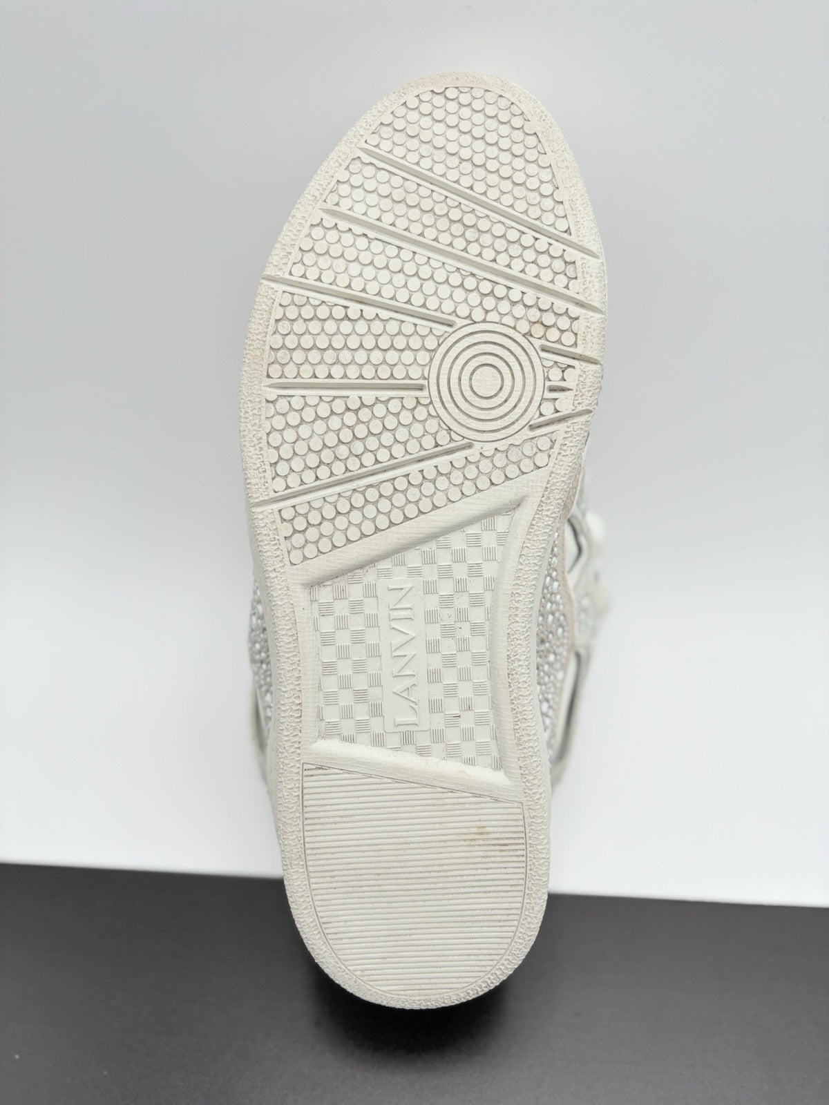 Size 44 (11 US) - Lanvin Curb Rhinestone ' White ' | GREAT CONDITION!