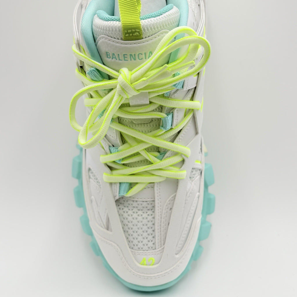 Size 42 (9 US) - Balenciaga Track ' White Yellow Blue ' | BRAND NEW!