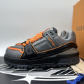 Size 10 LV (11-11.5 US) - Louis Vuitton Maxi ' Black, Orange ' | SUPER CLEAN!