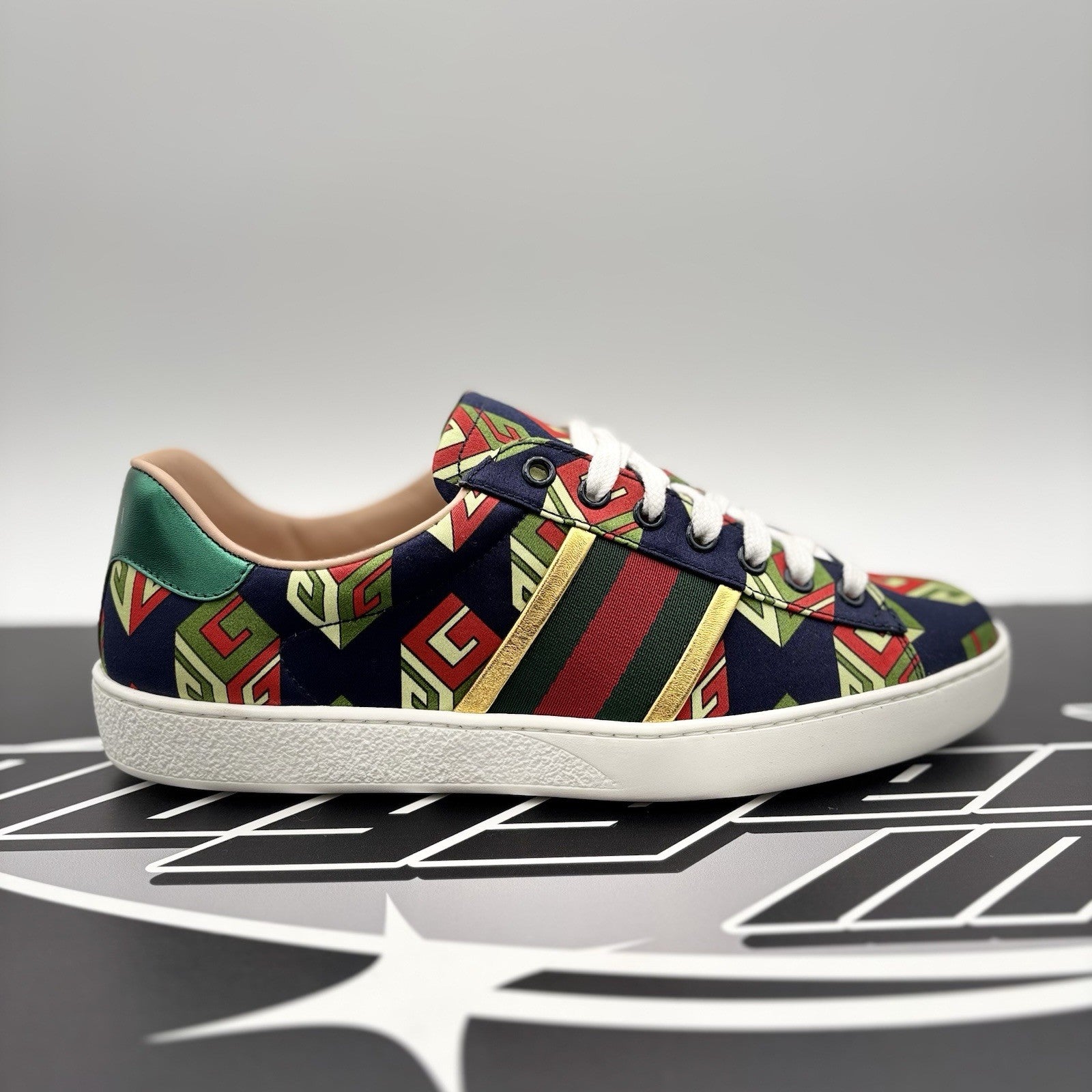 Size 6.5 G (7 US) - Gucci Ace GG Wallpaper | NEW!