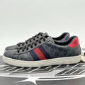 Size 8.5 G (9 US) Gucci Ace GG Supreme ' Black Grey ' | GREAT CONDITION!