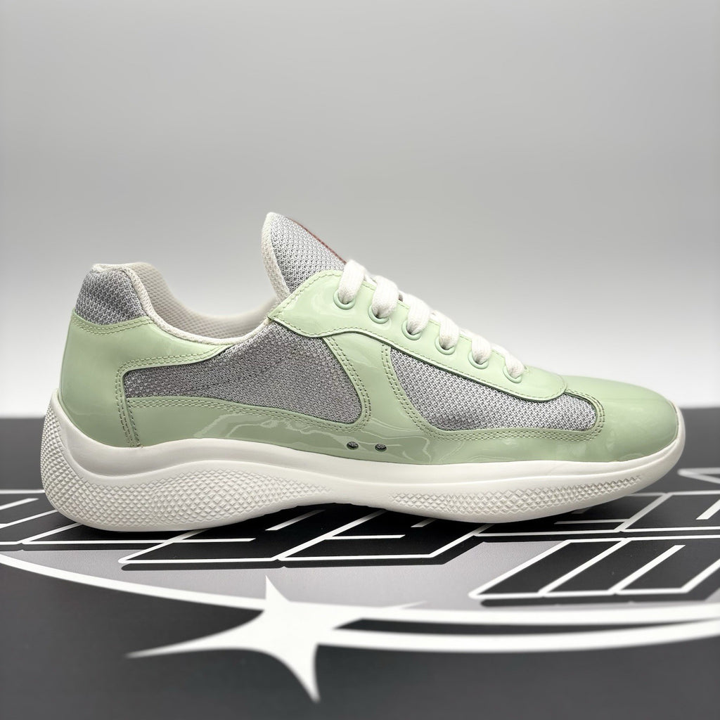 Size 8 UK (9 US) Prada Americas Cup ' White, Mint, Silver ' | GREAT CONDITION!