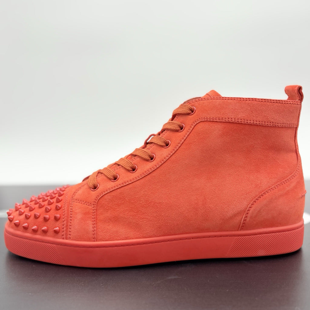 Size 45.5 (12.5 US) - Christian Louboutin Spikes ' Orange ' | BRAND NEW!