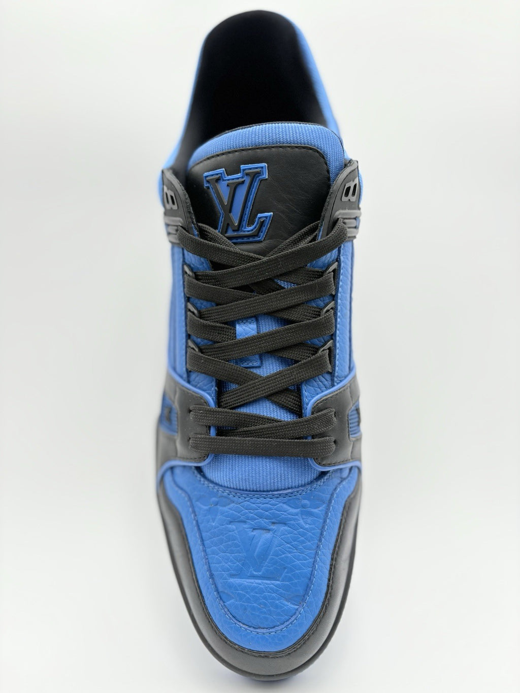 Size 11 LV (12-12.5 US) Louis Vuitton Trainer ' Black Blue ' | GREAT CONDITION!