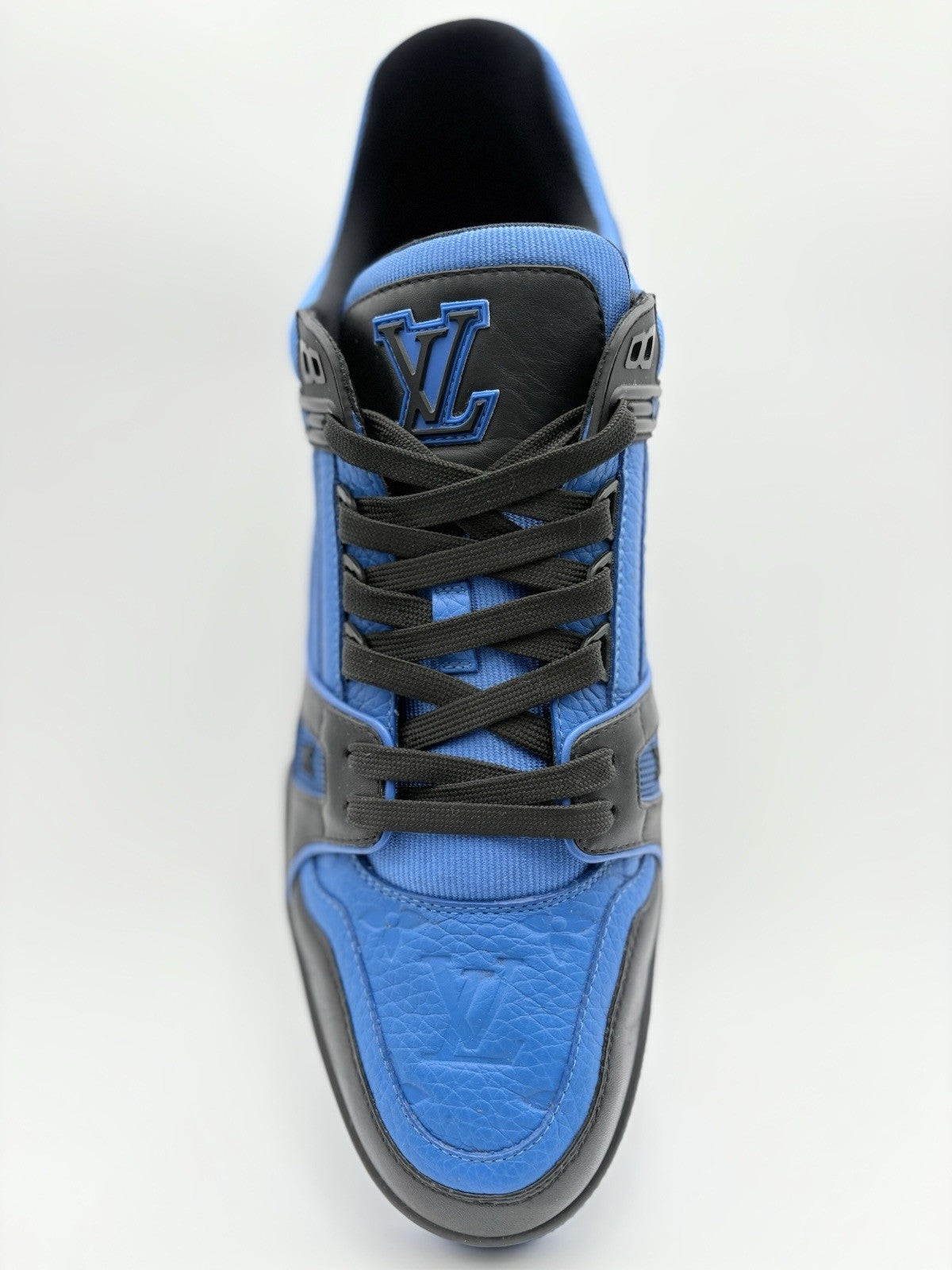 Size 11 LV (12-12.5 US) Louis Vuitton Trainer ' Black Blue ' | GREAT CONDITION!