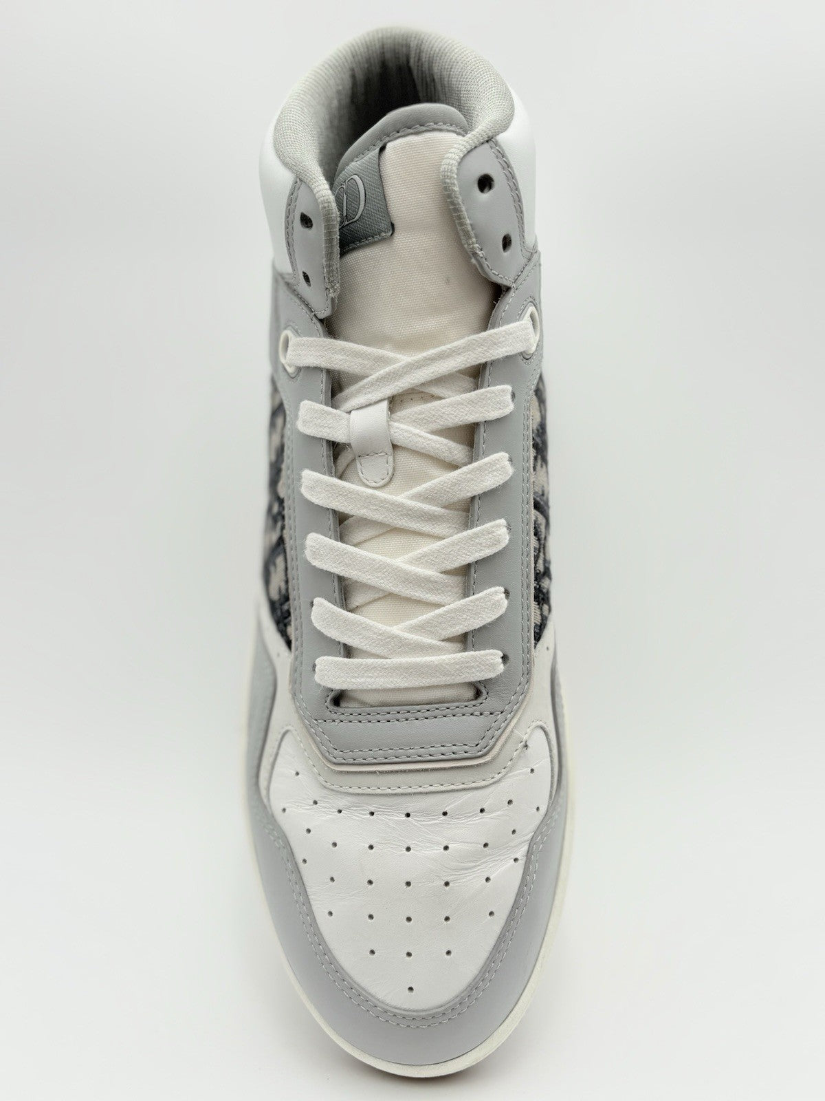 Size 45 (12 US) Dior B27 Oblique High Top ' Grey ' | SUPER CLEAN!