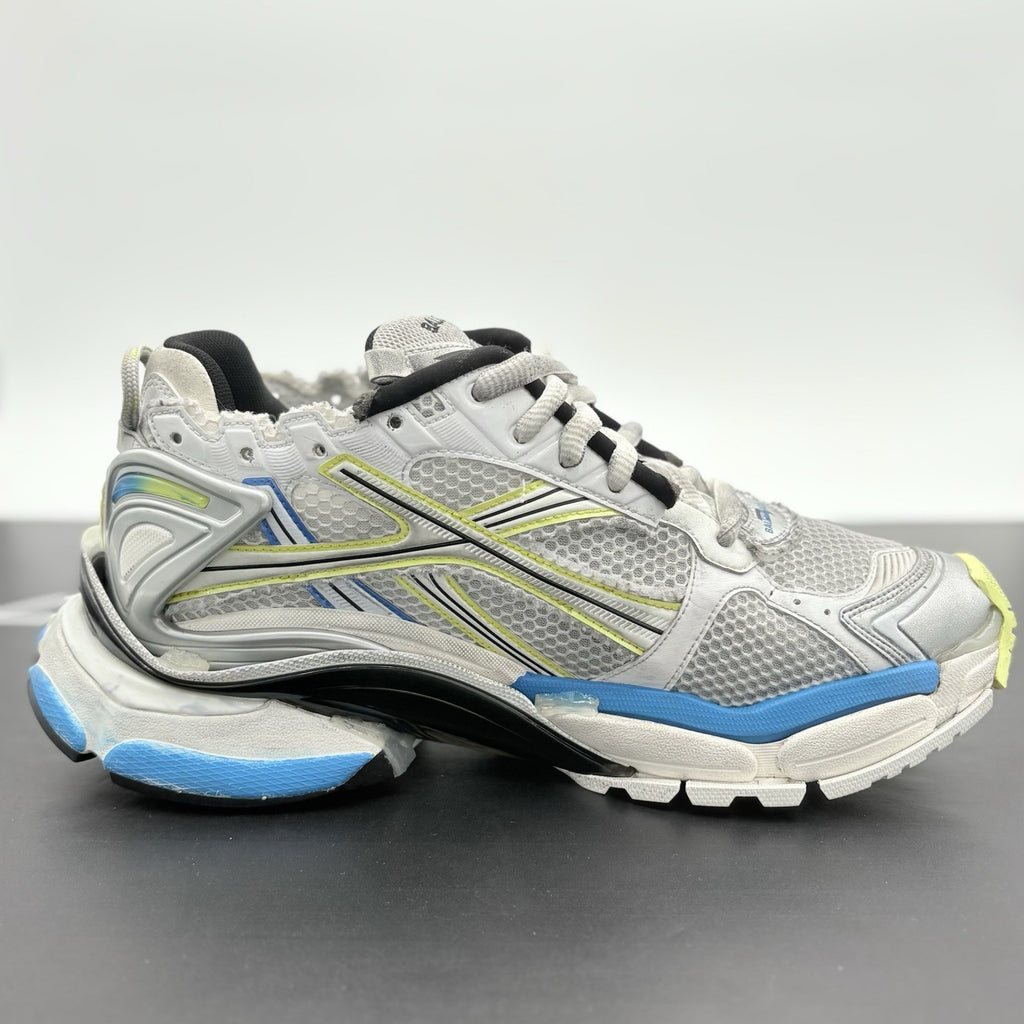 Size 45 (12 US) - Balenciaga Runner ' White Yellow Blue ' | EXCELLENT CONDITION!
