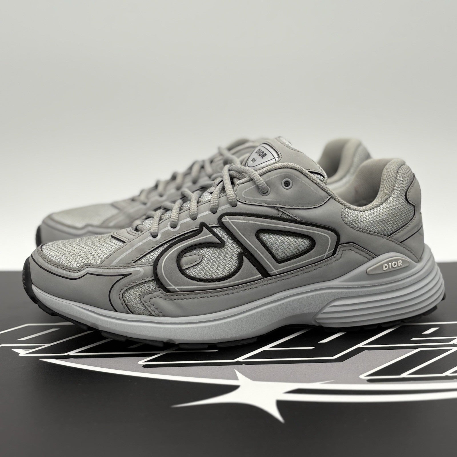 Size 43 (10 US) - Dior B30 Reflective Sneaker ' Gray ' | GREAT CONDITION!