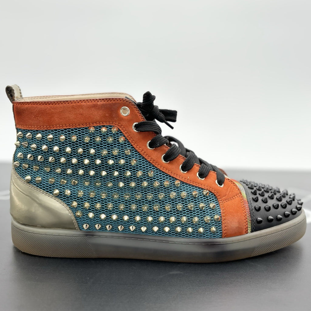 Size 45 (12 US) Christian Louboutin High Spikes ' Lux Techno ' | SUPER CLEAN!