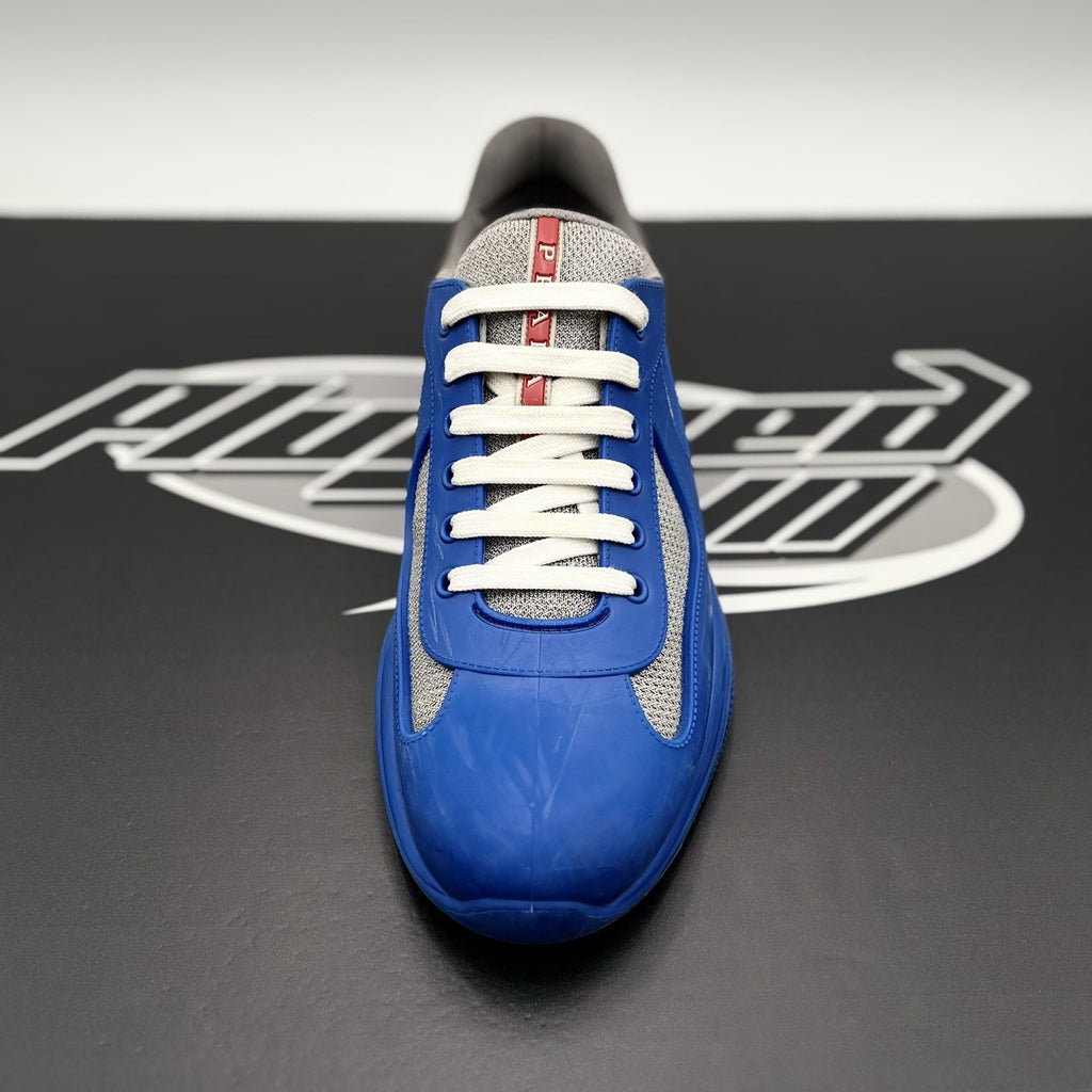 Size 45 (12 US) - Prada America's Cup Soft Rubber ' Blue ' | GOOD!