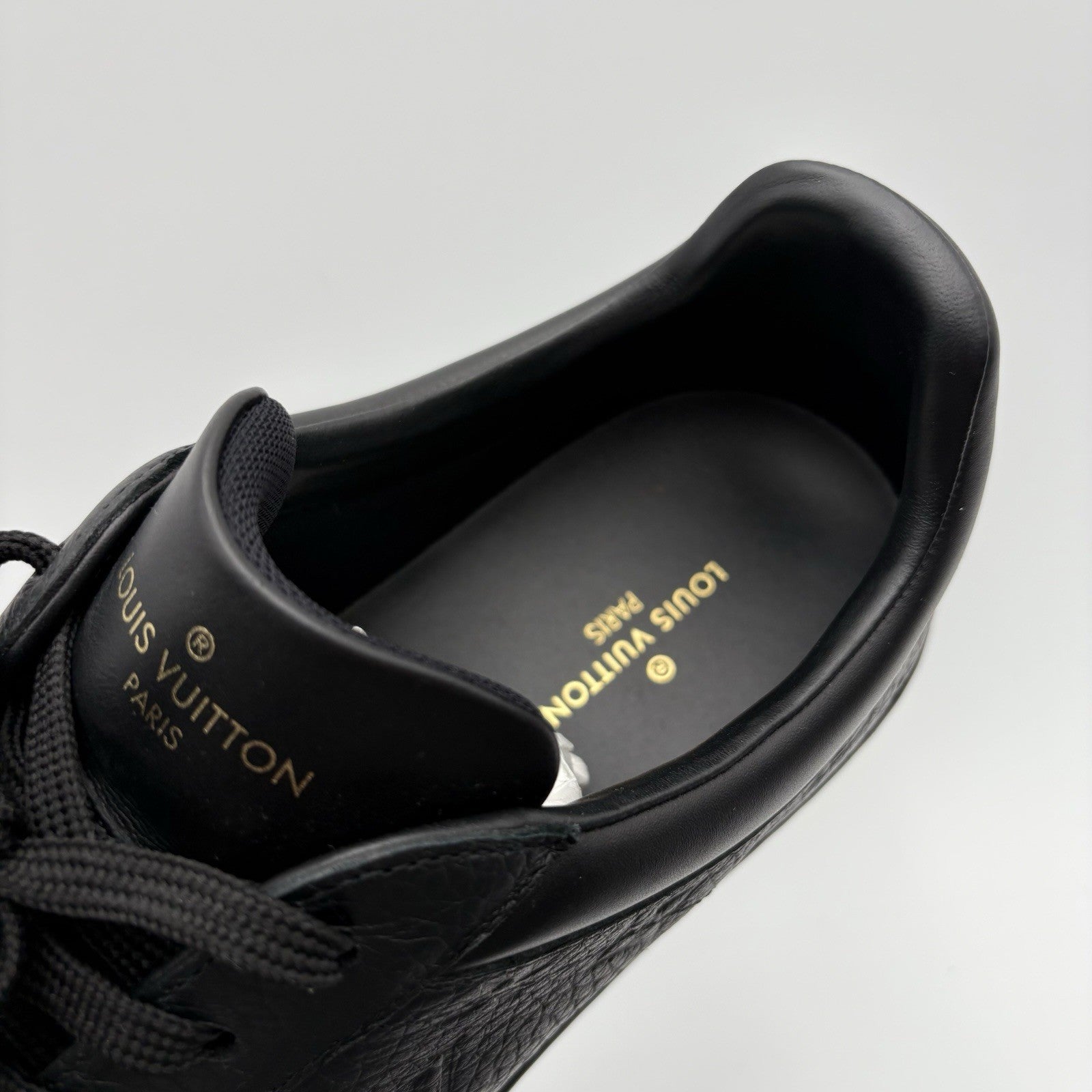 Size 9 LV (10-10.5 US) Louis Vuitton Luxembourg Monogram ' Black ' | WORN ONCE!