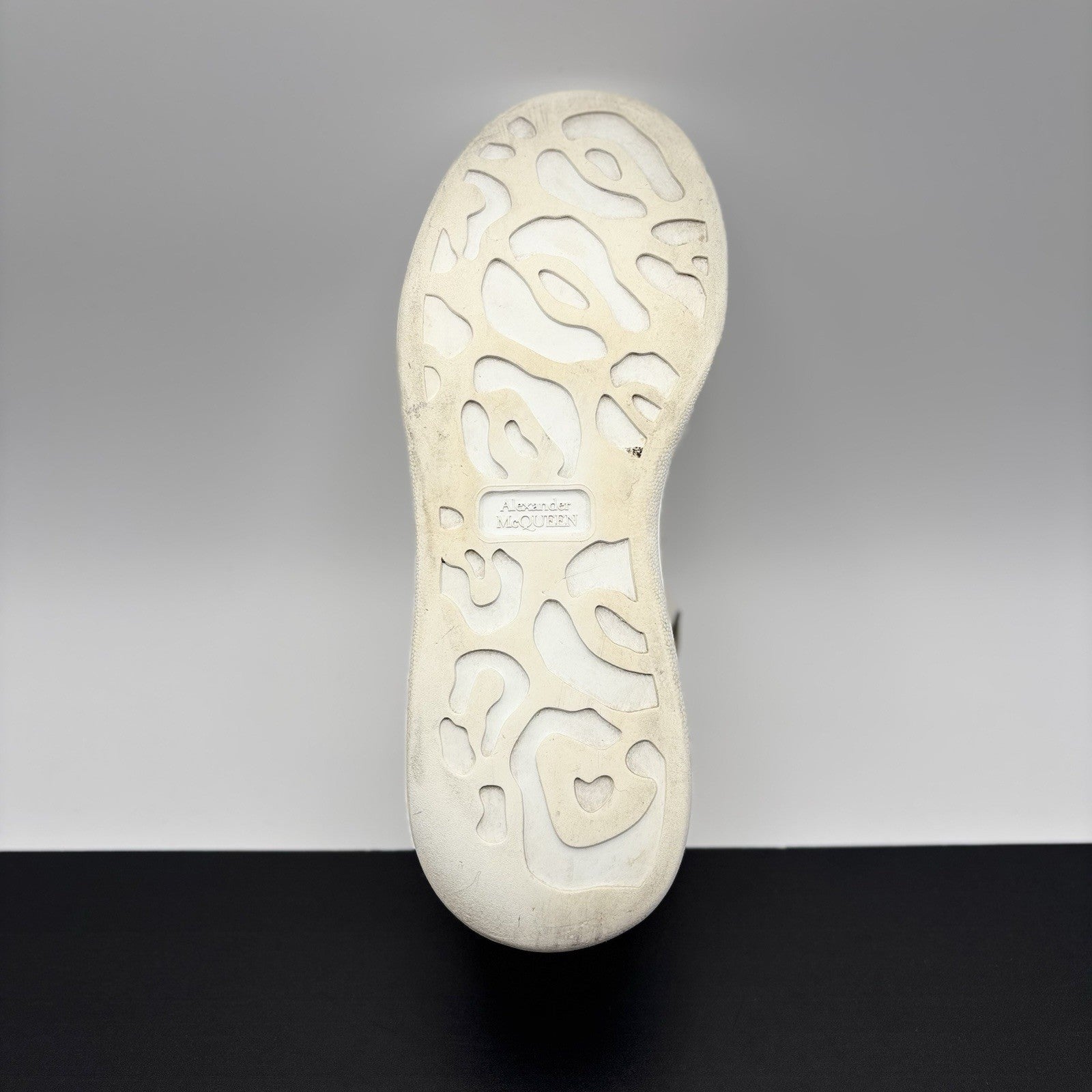 Size 41 (8 US) Alexander McQueen Oversized ' Gold Crocodile ' | GOOD COND!