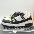 Size 9 LV (10-10.5 US) - Louis Vuitton Maxi ' Black White ' | EXCELLENT!
