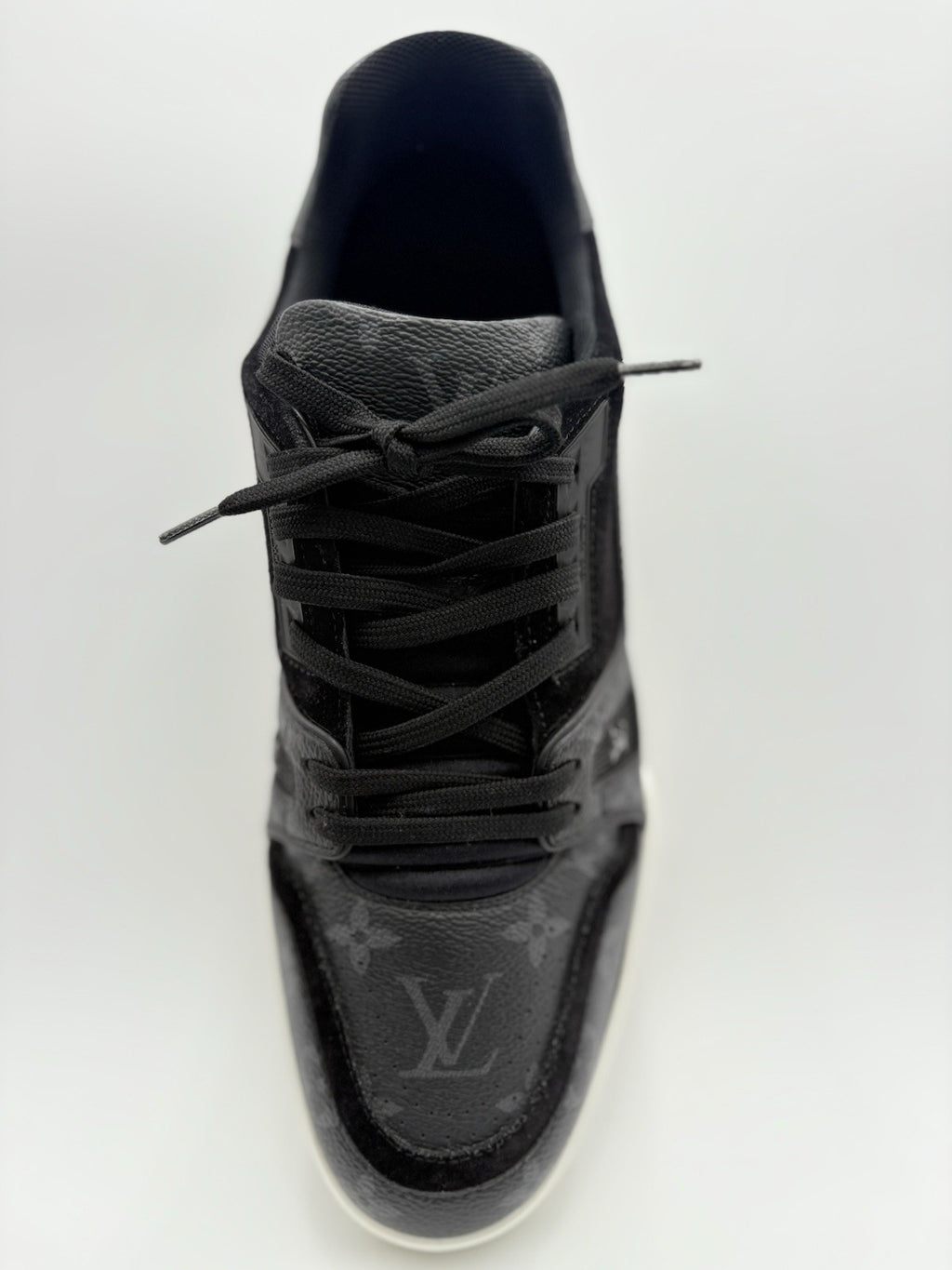 Size 8 LV (9-9.5 US) Louis Vuitton Trainer ' Black Monogram ' | GREAT CONDITION!
