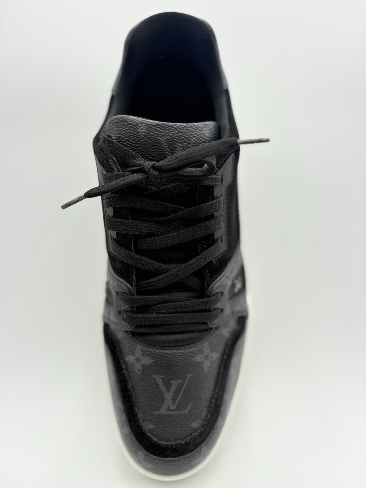 Size 8 LV (9-9.5 US) Louis Vuitton Trainer ' Black Monogram ' | GREAT CONDITION!