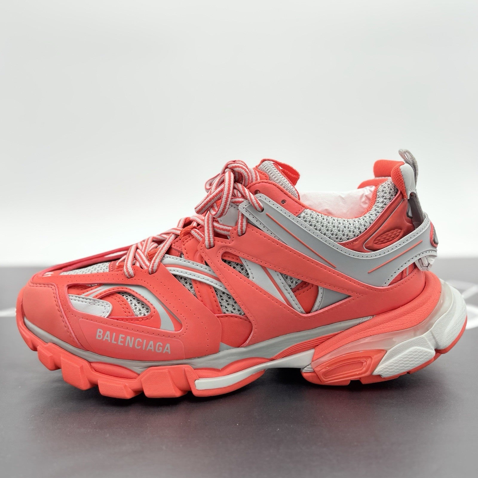 Size 41 (8 US) - Balenciaga Track Sneaker ' Orange Gray ' | BRAND NEW!