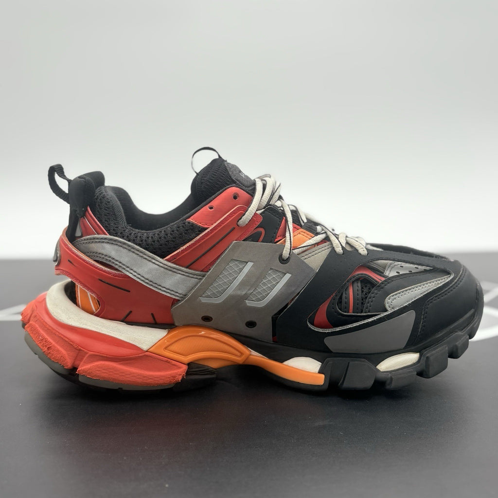 Size 41 (8 US) - Balenciaga Track Sneaker ' Orange Red Black ' | GOOD CONDITION!