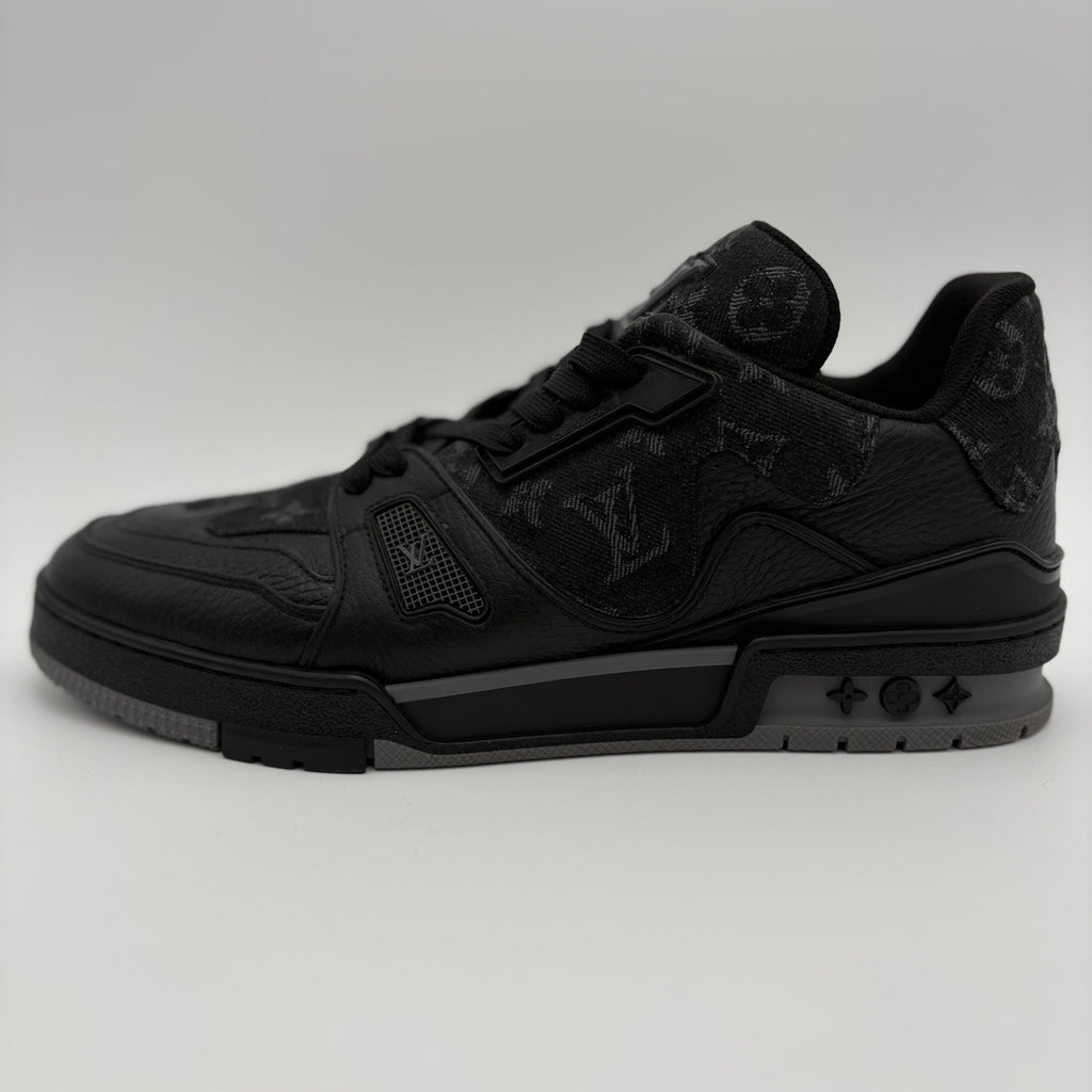 Size 9 LV (10-10.5 US) Louis Vuitton Trainer X Nigo ' Black Denim ' | CLEAN!