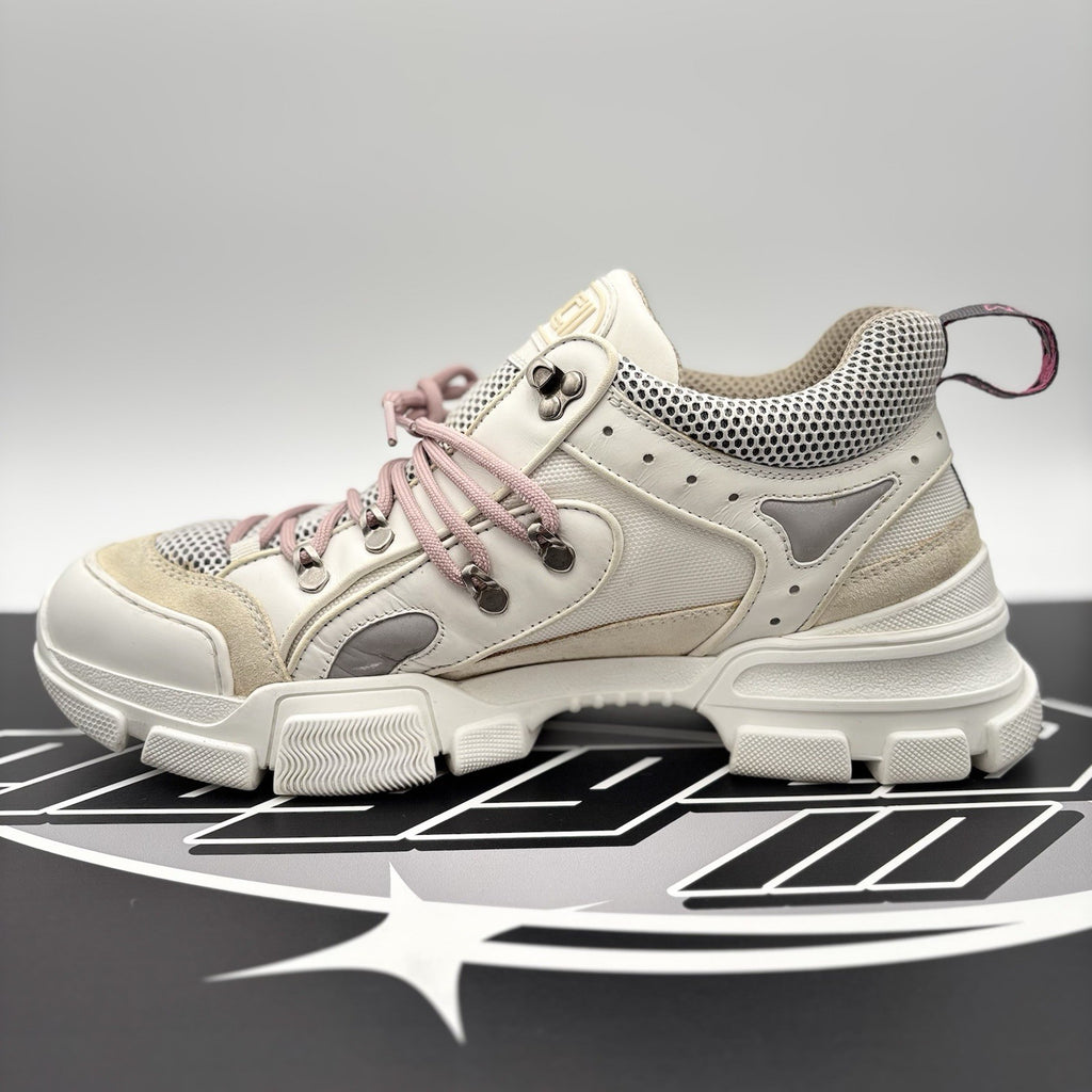 Size 12G (12.5 US) - Gucci Flashtrek SEGA ' White, Beige ' | GREAT CONDITION!