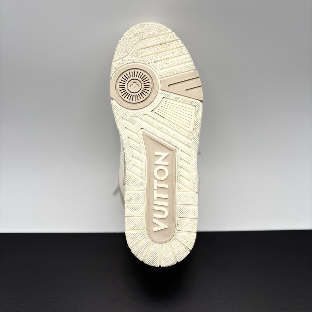 Size 7.5 LV (8.5-9 US) - Louis Vuitton Skate ' Beige White ' | GREAT COND!