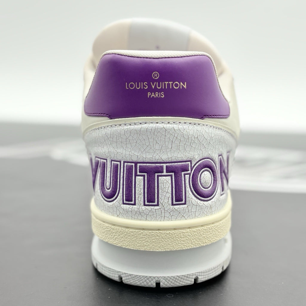 Size 12 LV (13-13.5 US) Louis Vuitton Strap Trainer ' Purple ' | SUPER CLEAN!
