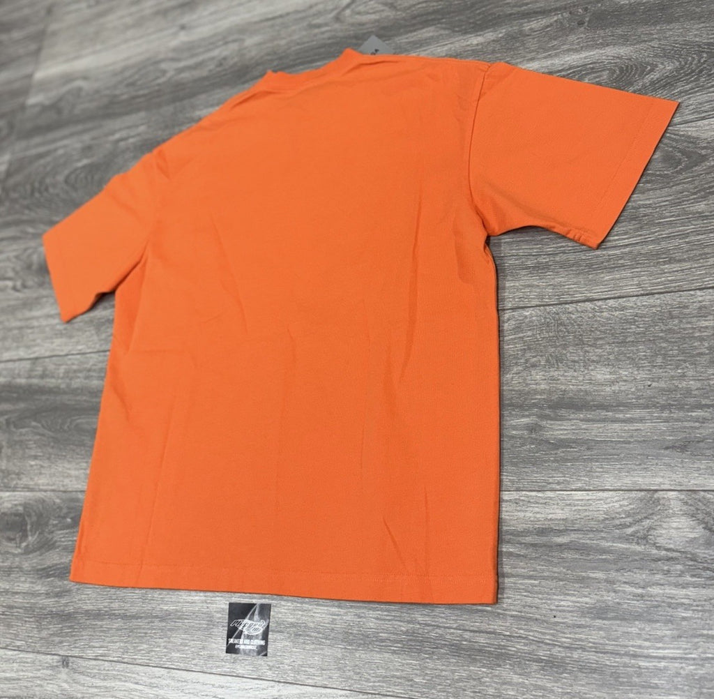 Size XS - Balenciaga Casual T-Shirt ' Fluorescent Orange ' | NEW!