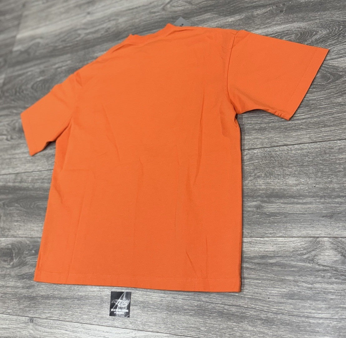 Size XS - Balenciaga Casual T-Shirt ' Fluorescent Orange ' | NEW!