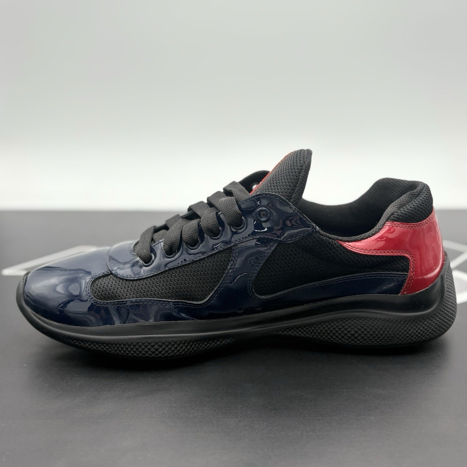 Size 10 UK (11 US) Prada Americas Cup ' Navy Red ' | GREAT CONDITION!
