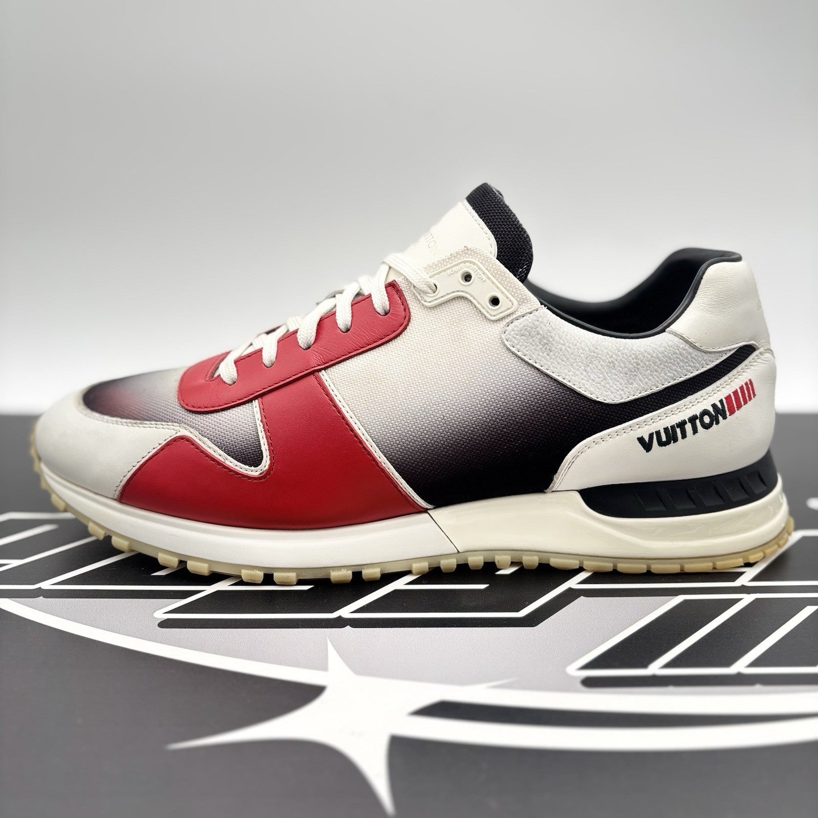 Size 8.5 LV (9.5-10 US) Louis Vuitton Runaway ' Red Black White ' | GOOD COND!