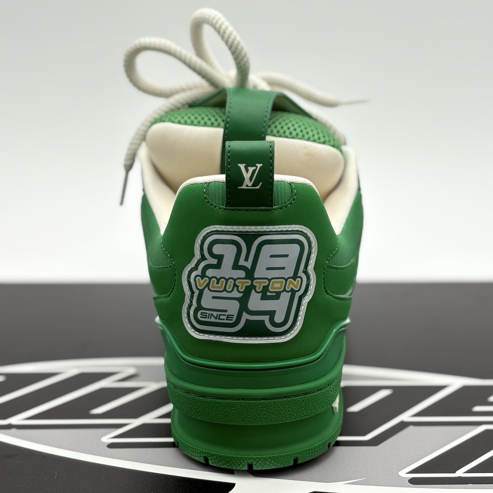 Size 8 LV (9-9.5 US) - Louis Vuitton Skate ' Green White ' | SUPER CLEAN!