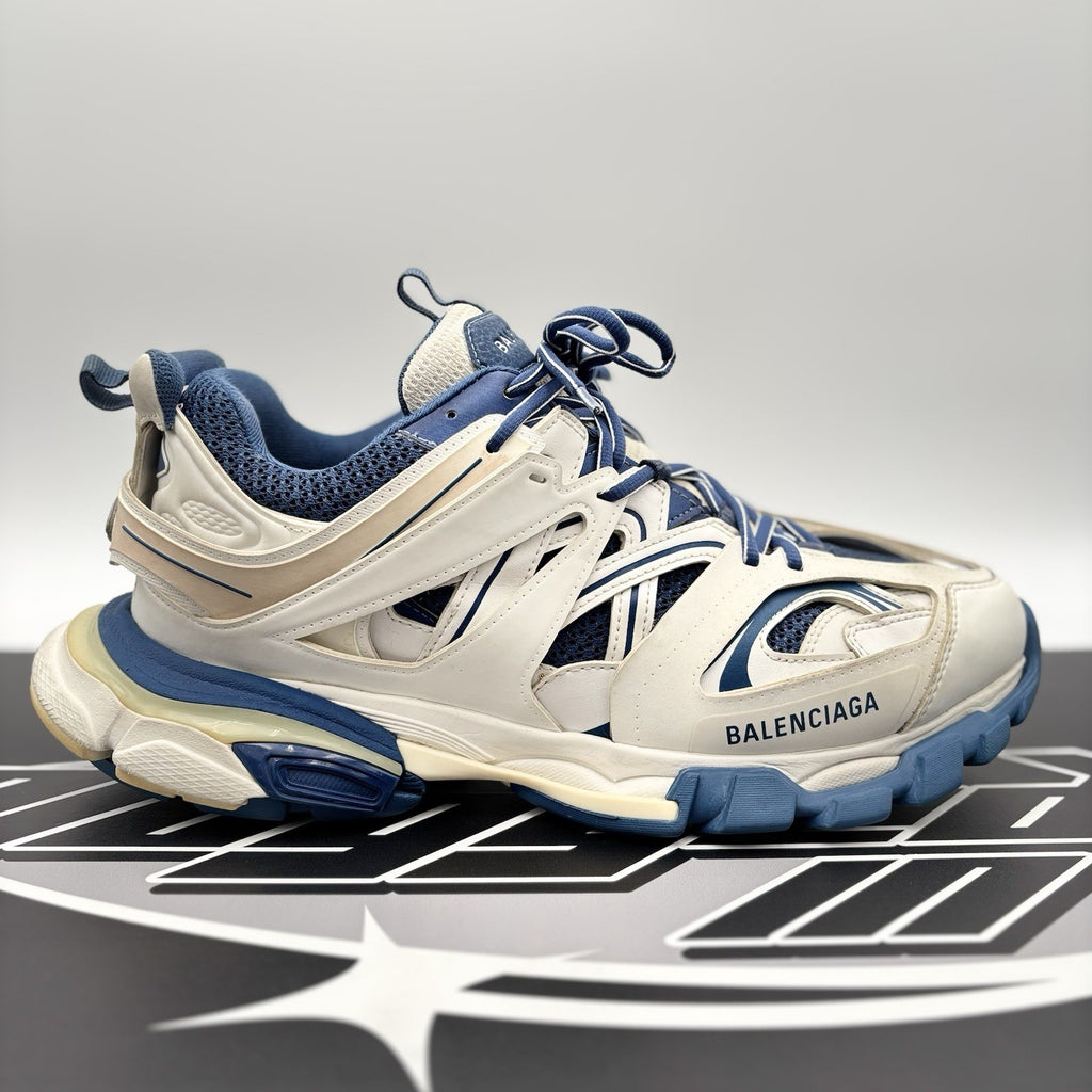 Size 44 (11 US) - Balenciaga Track ' White, Navy ' | GOOD CONDITION!