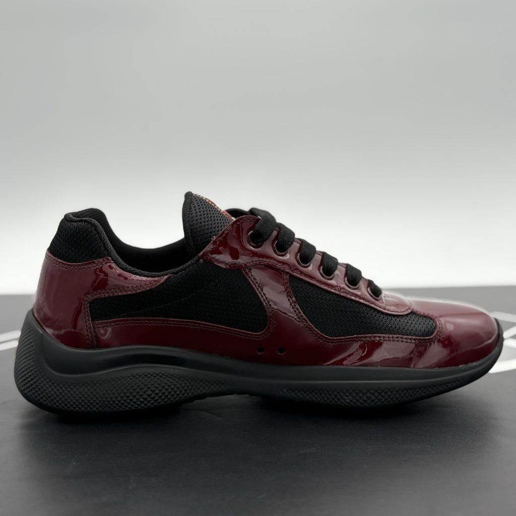 Size 7 UK (8 US) - Prada Americas Cup ' Maroon Black ' | SUPER CLEAN!