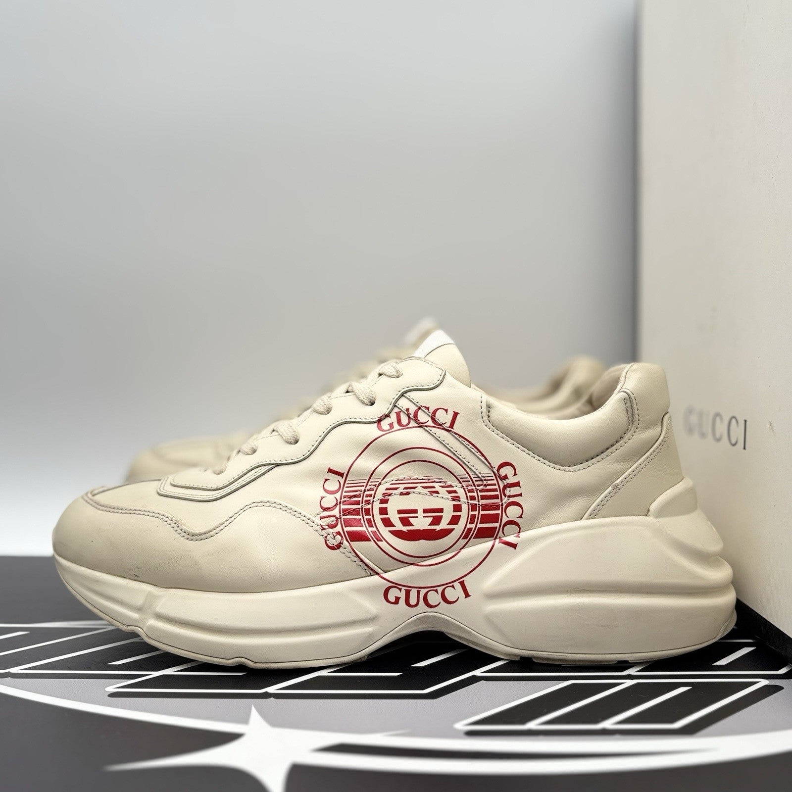 Size 10 G (10.5 US) - Gucci Rhyton Interlocking Disk | GREAT CONDITION!