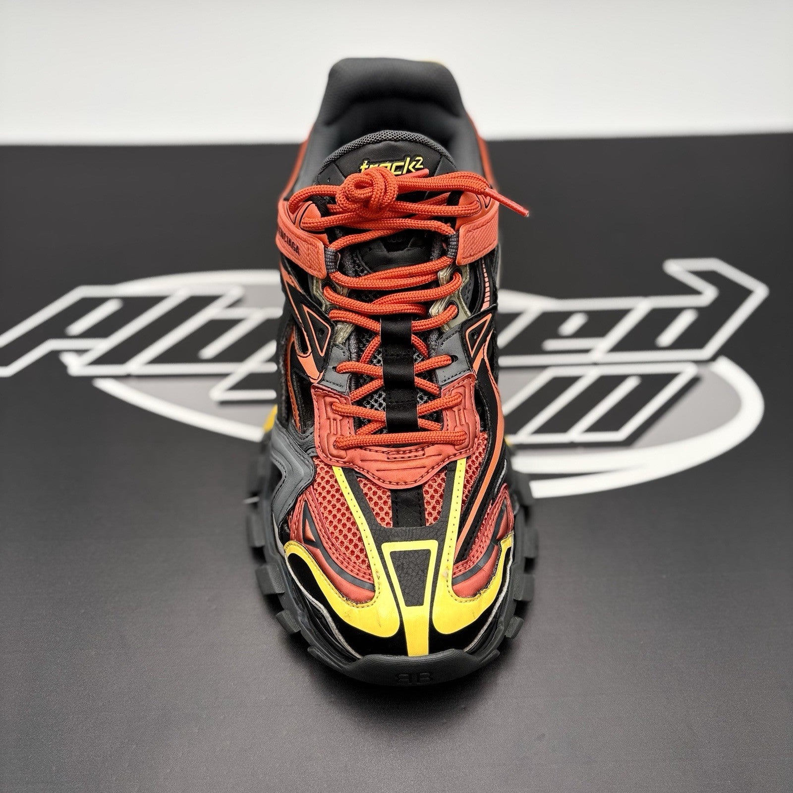 Size 43 (10 US) - Balenciaga Track.2 ' Orange, Yellow, Black ' | GOOD CONDITION!