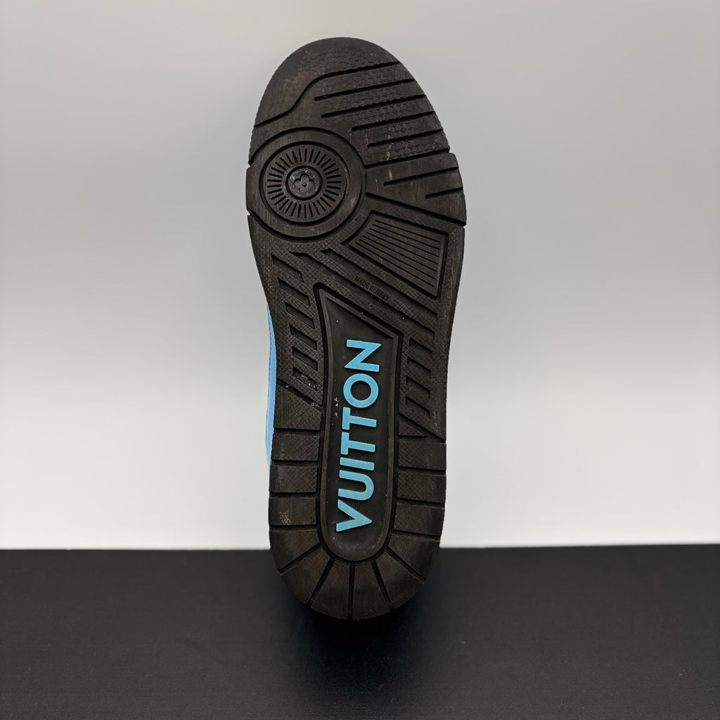Size 7 LV (8-8.5 US) - Louis Vuitton Trainer ' Blue, Black ' | GOOD CONDITION!