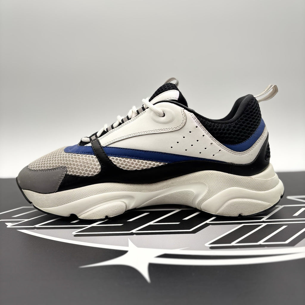 Size 46 EU (13 US) - Dior B22 Sneaker ' White, Blue, Black Reflective '