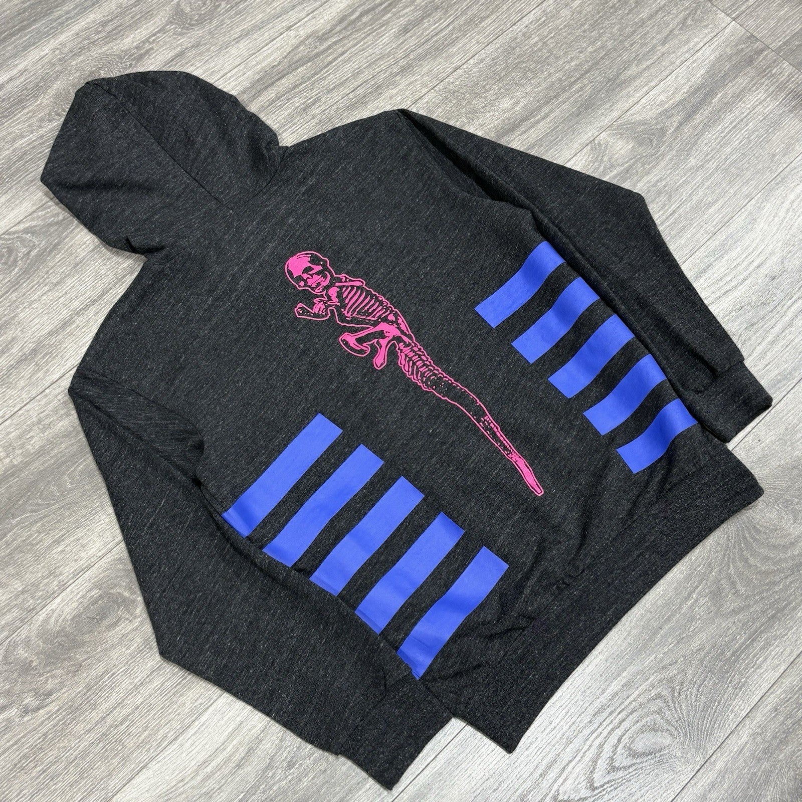 Size Large - Chrome Hearts Foti Zip Up Hoodie ' Grey ' | SUPER CLEAN!