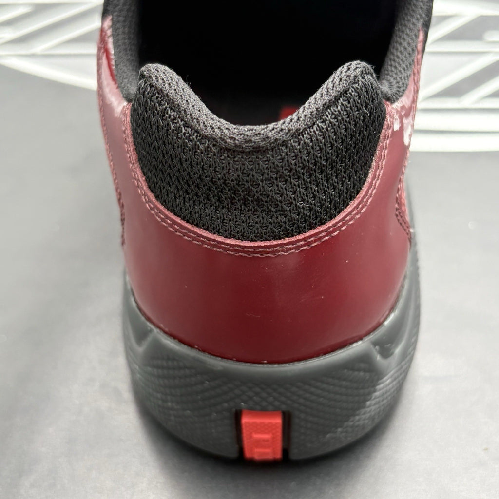 Size 7 UK (8 US) - Prada Americas Cup ' Maroon Black ' | SUPER CLEAN!