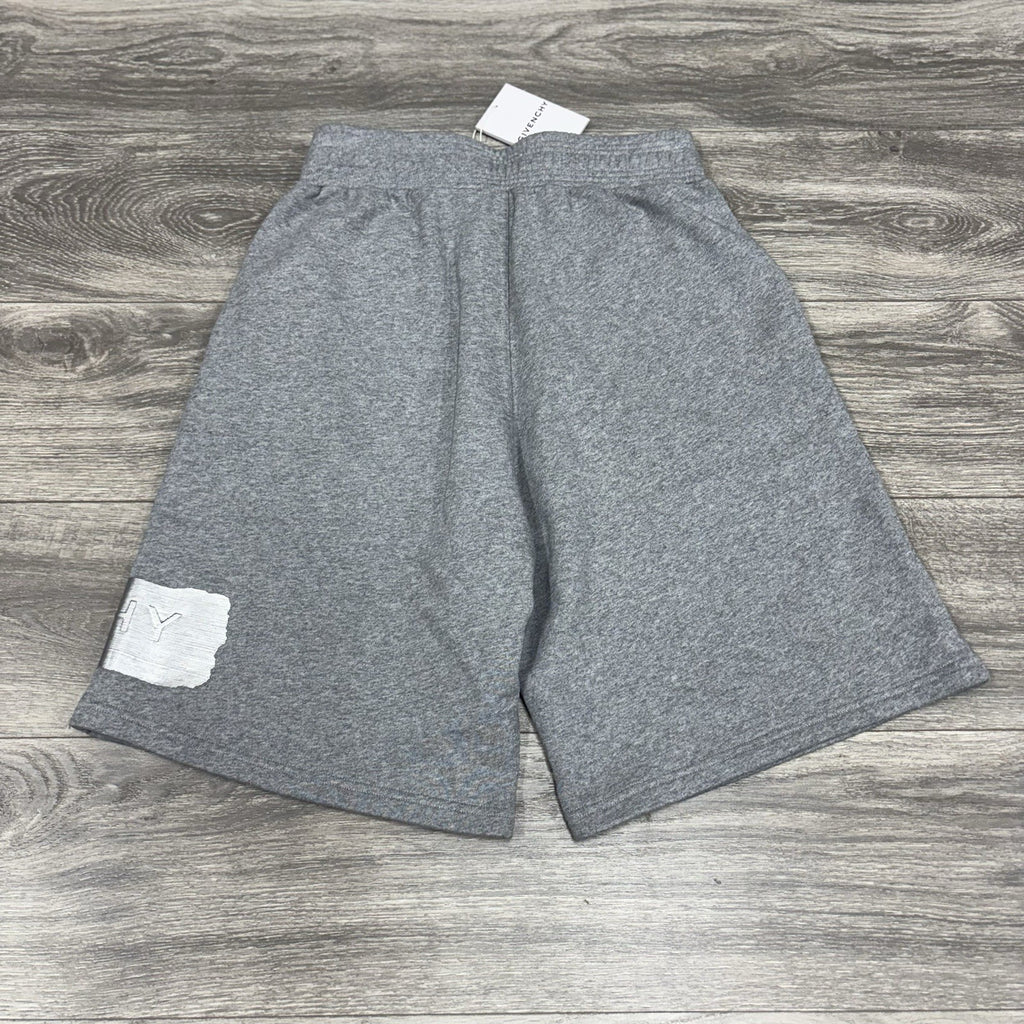 Size Medium - Givenchy Latex Band Shorts ' Light Grey Melange ' | NEW!