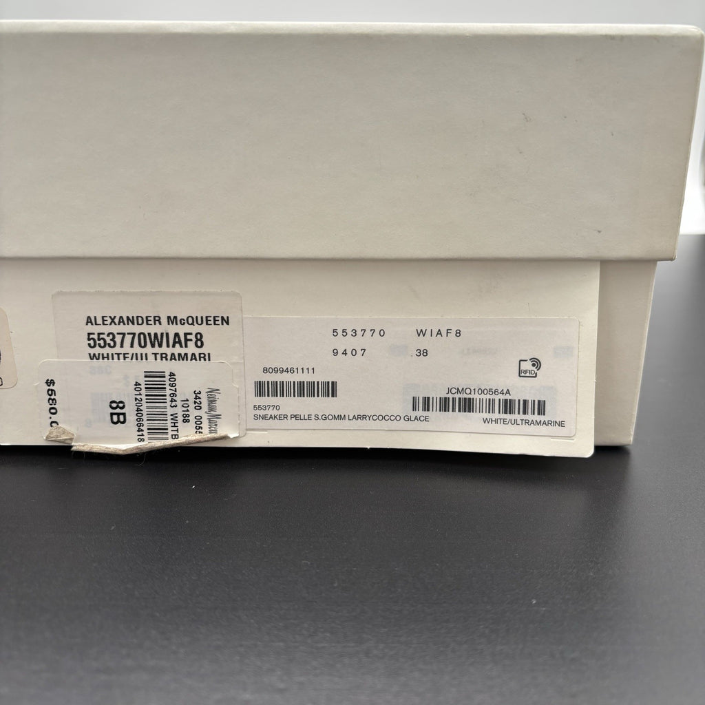 Size 38 - Alexander McQueen Oversized ' White Ultramarine' | GREAT CONDITION!