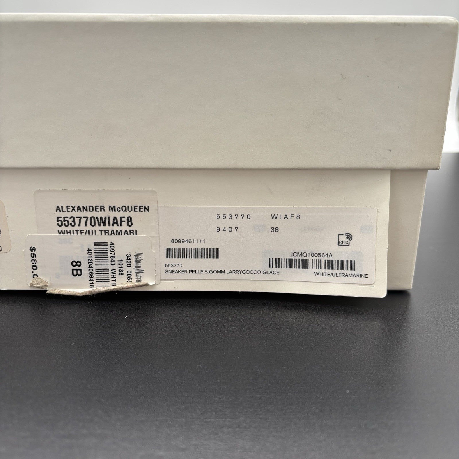 Size 38 - Alexander McQueen Oversized ' White Ultramarine' | GREAT CONDITION!
