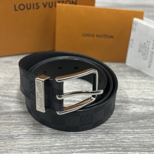 Louis Vuitton Pont Neuf 35mm Belt ' Damier Graphite ' | SUPER CLEAN!