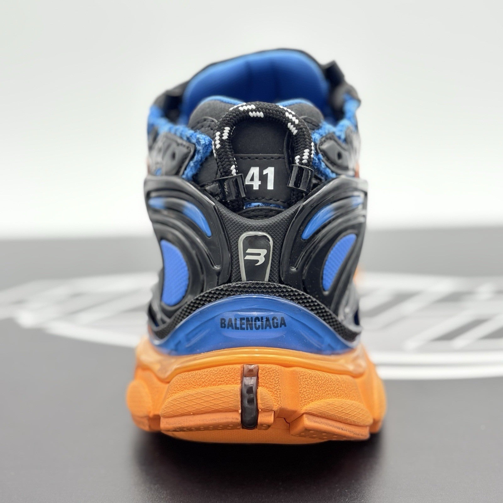 Size 41 (8 US) - Balenciaga Runner ' Blue Orange Black ' | NEW!