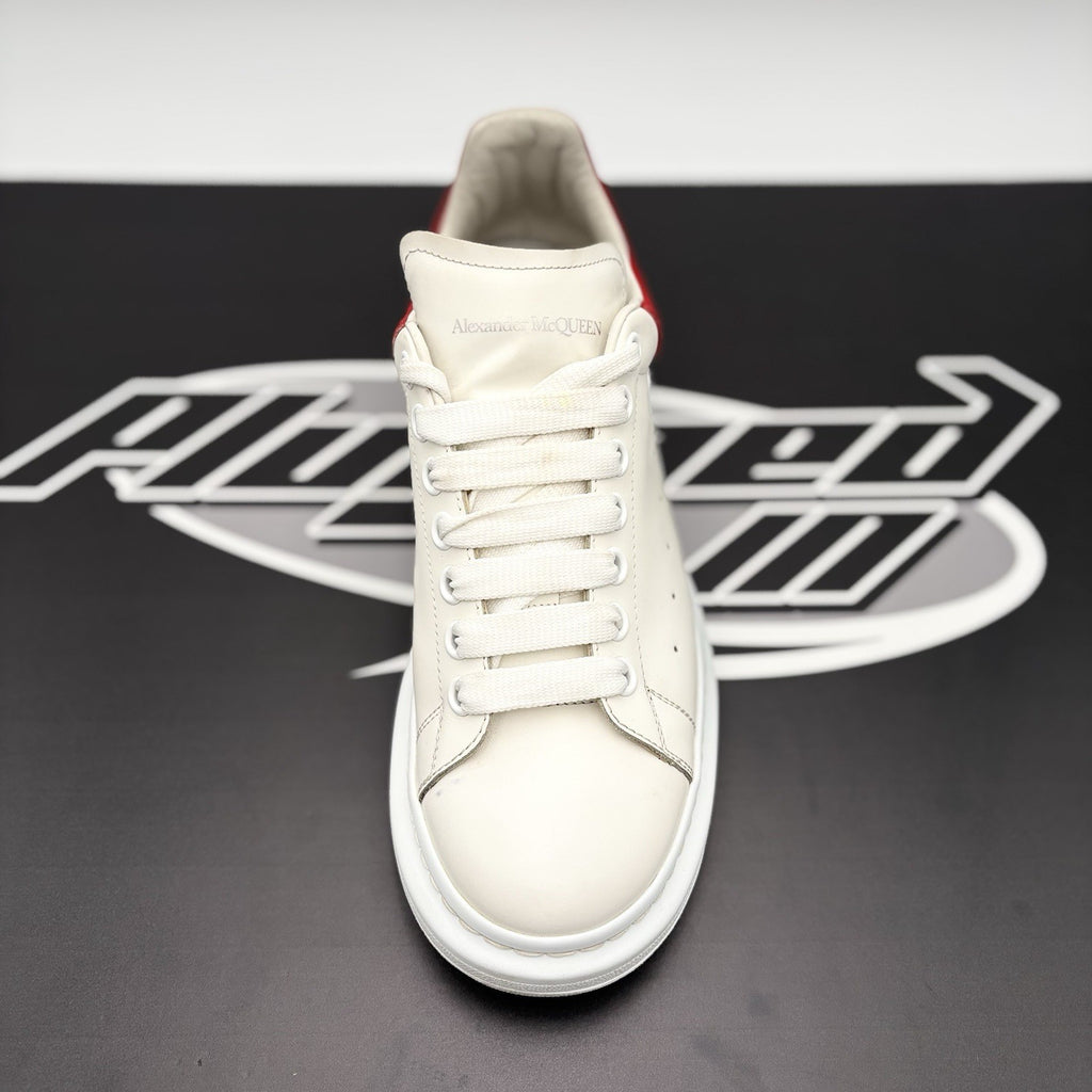 Size 41.5 (8.5 US) Alexander McQueen Oversized ‘ White, Red ' | GOOD COND!